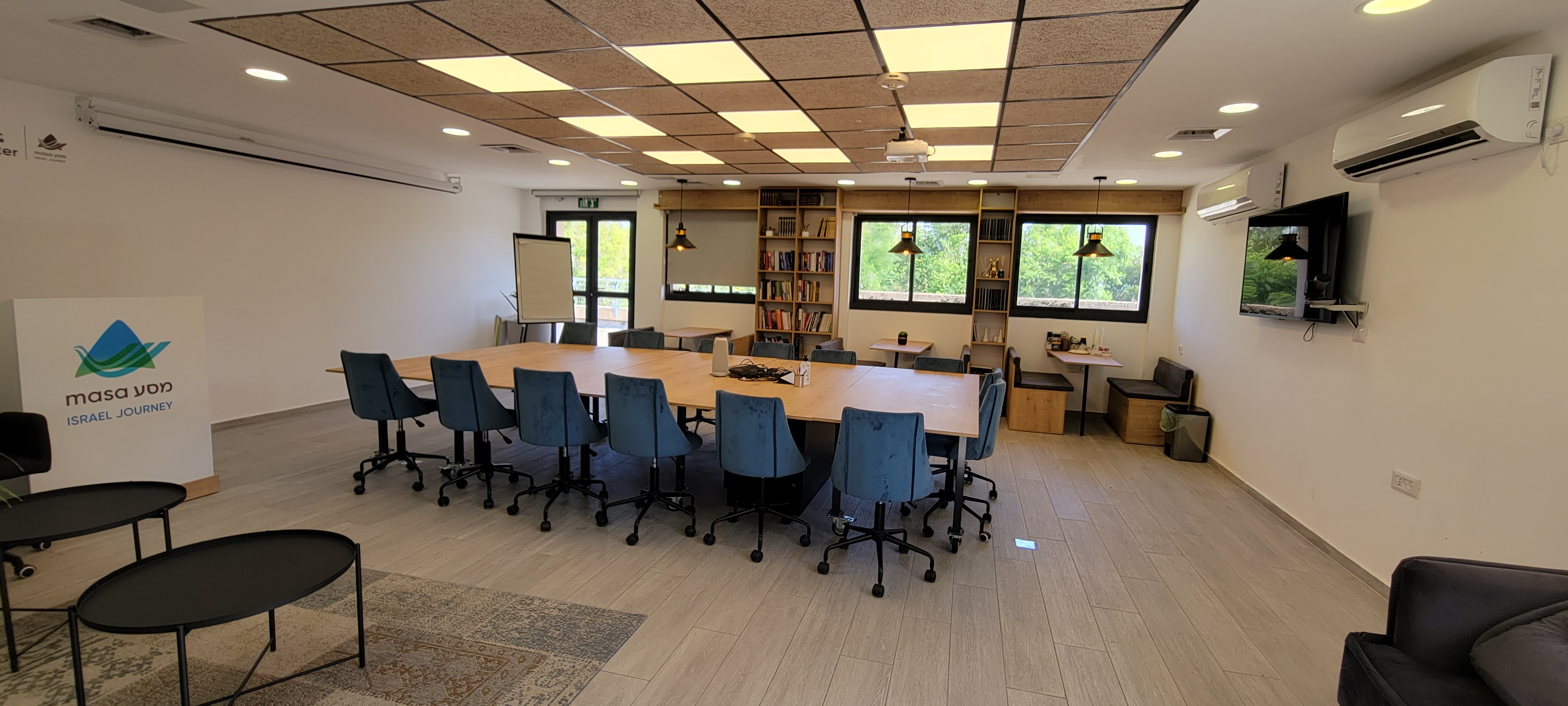 Kiryat Moriah project, modern reception area